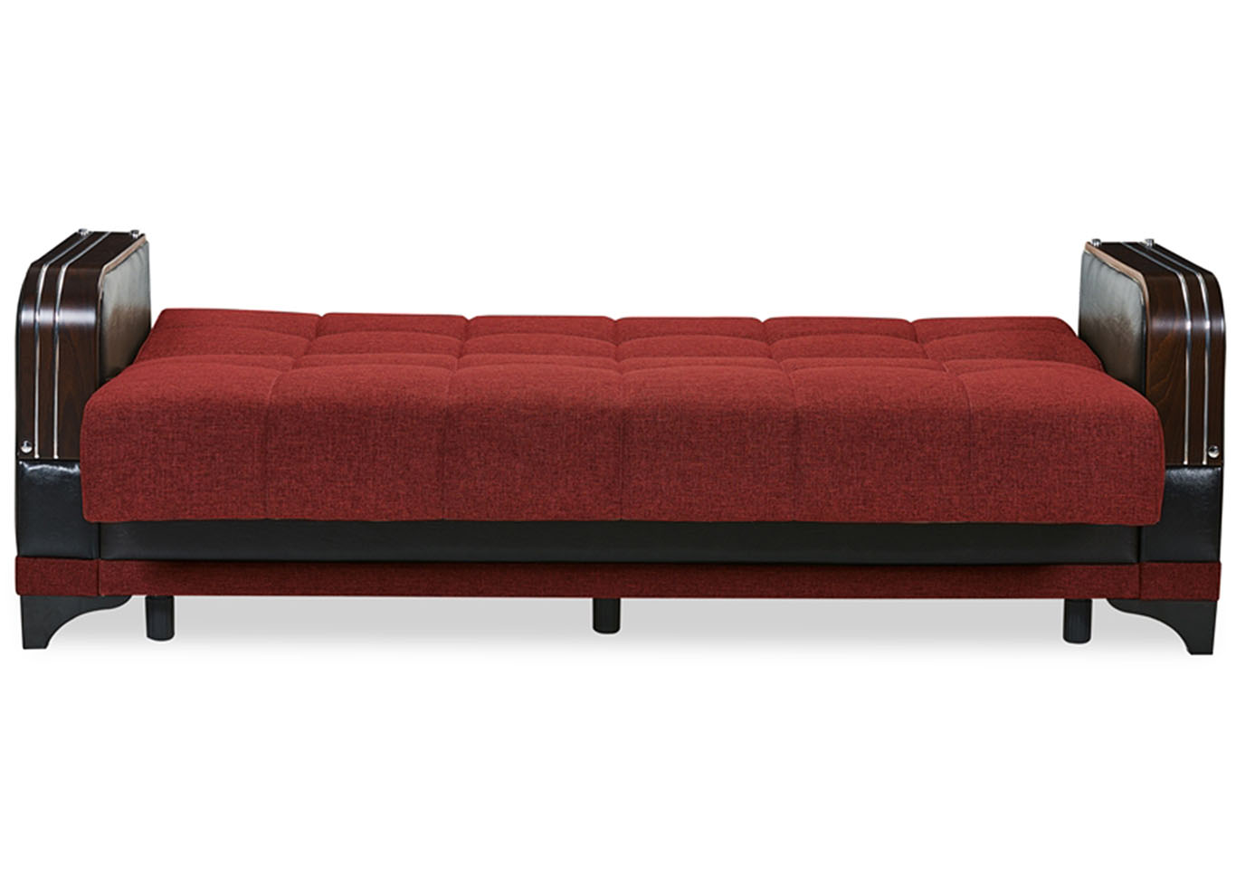 Almira Burgundy Polyester Sofabed,Ottomanson (Previously Casamode)